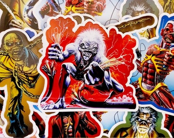 Iron Maiden Eddie Stickers Set 2