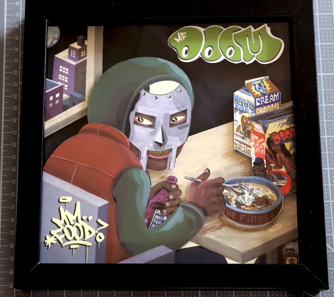 MF DOOM Mm..food 3D Shadow Box - Etsy