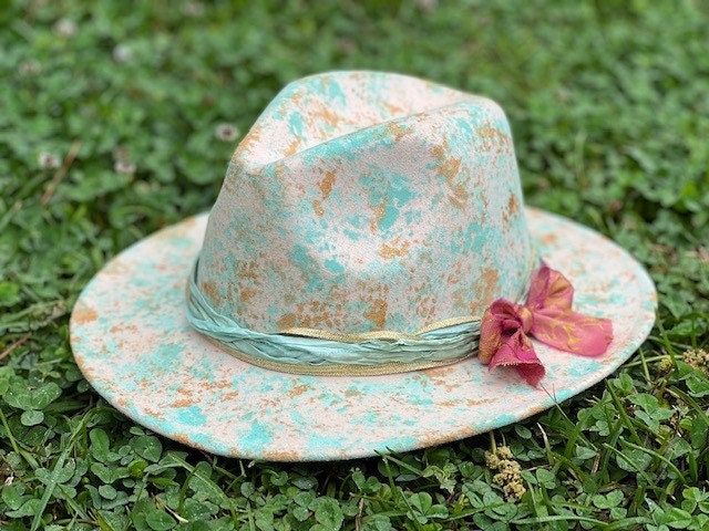 The Kate - Hand Painted & Designed Fedora Hat - Etsy display picture 3