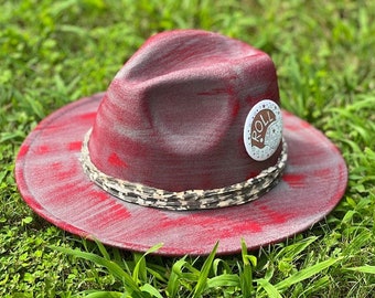 The Roll Tide - Hand painted & designed fedora hat