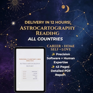 Astrokartografie-Bericht | Astrogeografie-Analyse | Die besten Orte zum Leben, Lieben und Karrieren | Umzugskarte