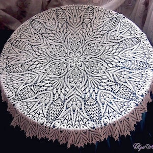 Grand Lace Tablecloth Olga Alex image 2