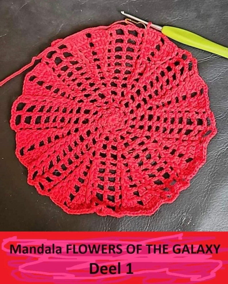 Mandala Flowers of the Galaxy april 2024 Cal afbeelding 2