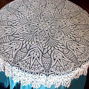 Grand Lace Tablecloth Olga Alex image 2