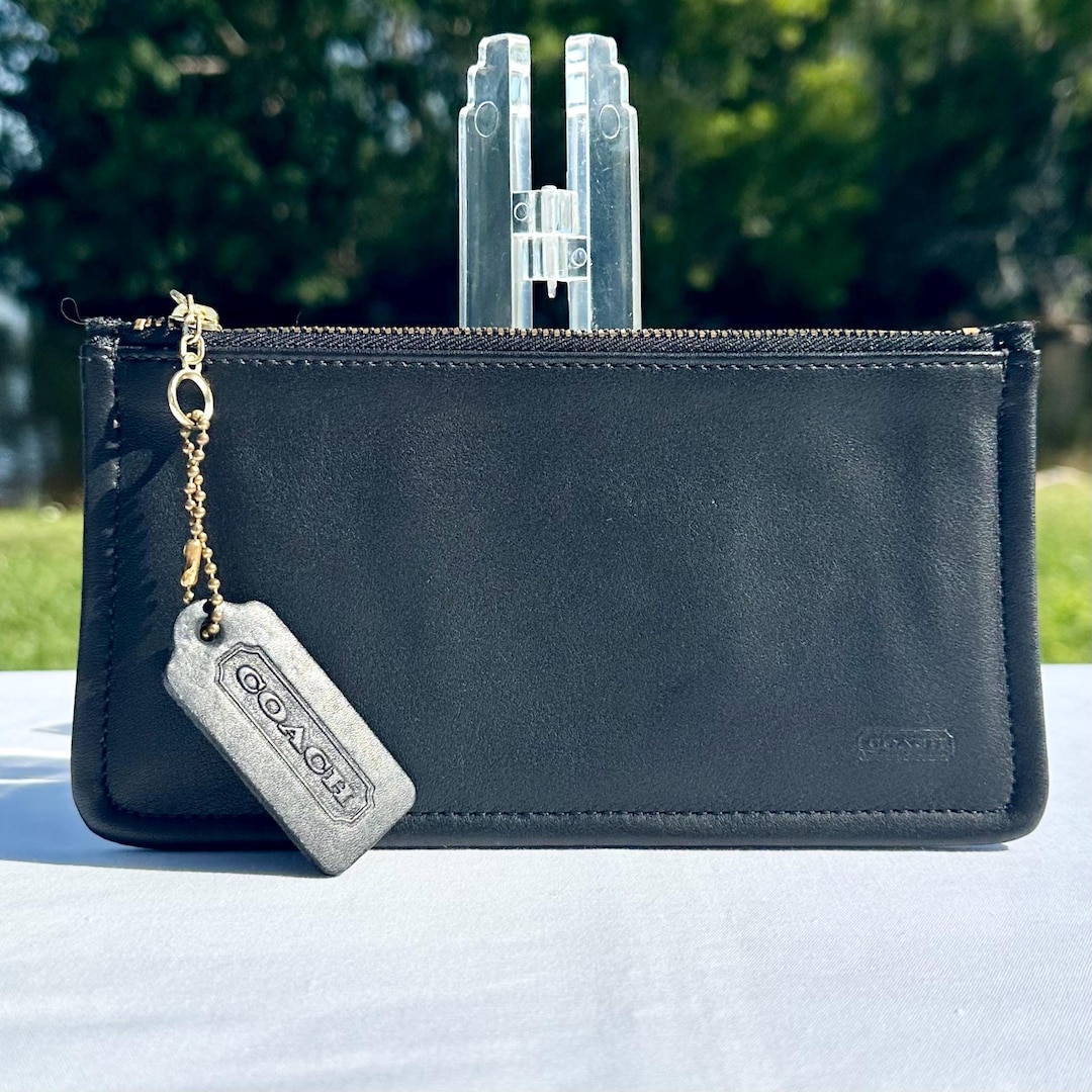 バッグ OLD COACH Vanity Pouch Accessory Pouch Vintage Coach Old Accessory Pouch Vanity Black | eBay