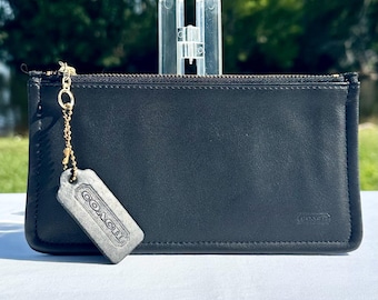 バッグ Rare Vintage Coach Chunky Case 7165 COACH VINTAGE CHUNKY CASE BRITISH TAN LEATHER POUCH BAG 7165