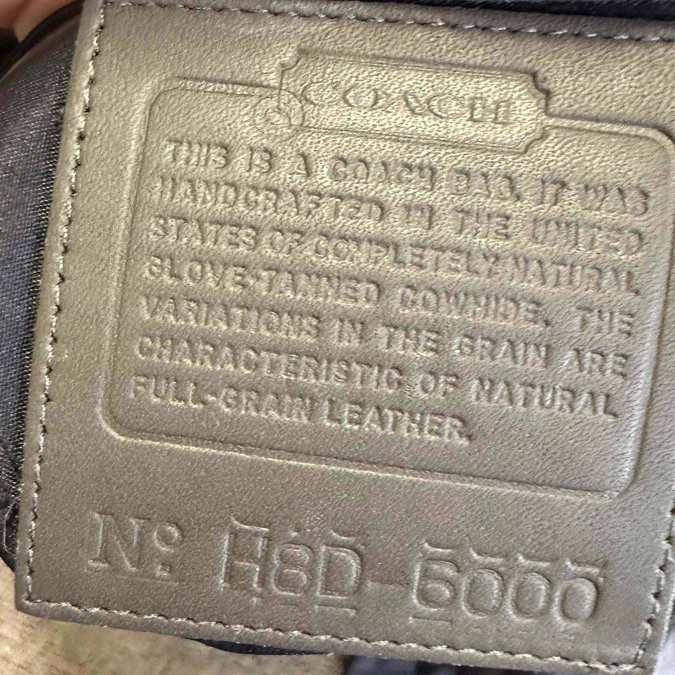 Coach Vintage 1998 Chelsea Zip Crossbody Bag Gray Leather, Nickel