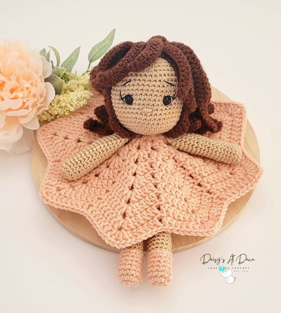 Crochet Aamina Doll Babydoll Security Blanket Baby's Etsy