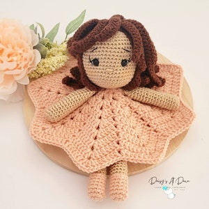 Crochet Aamina Doll | Babydoll Security Blanket | Baby's FirstToy | Toddler Toy | Baby Gift | Lovey Doll | Ready to Ship