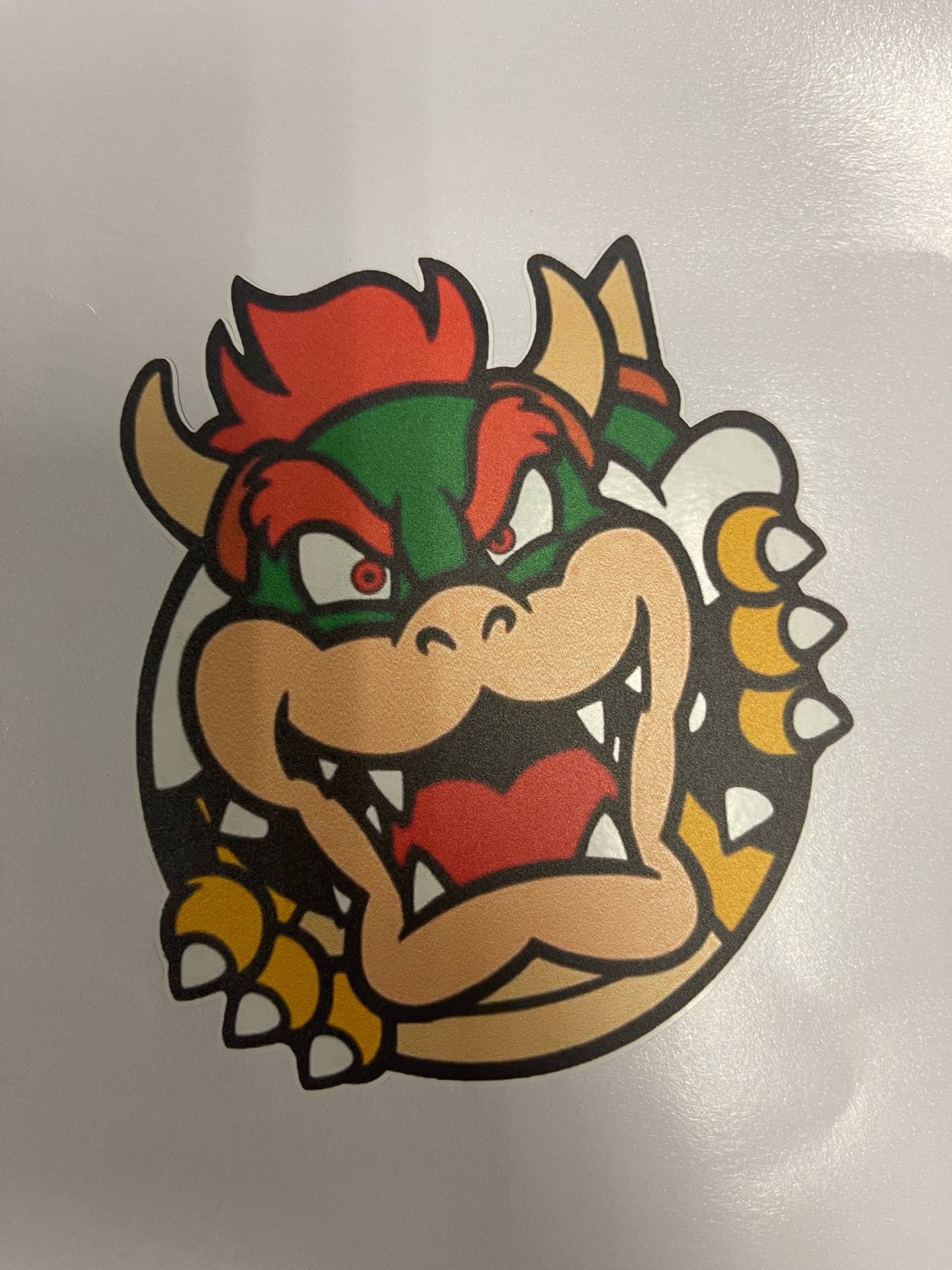 Bowser | Super Mario Bros Sticker, Decal, Laptop Sticker, Water Bottle ...