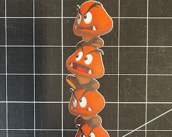 クリボーキノコ | スーパーマリオブラザーズ ステッカー、デカール