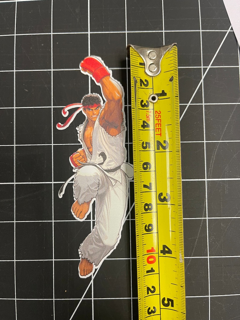 Stickers Ryu Ryu Hadoken Street Fighter Sticker Decal Laptop Sticker Water Bottle ...