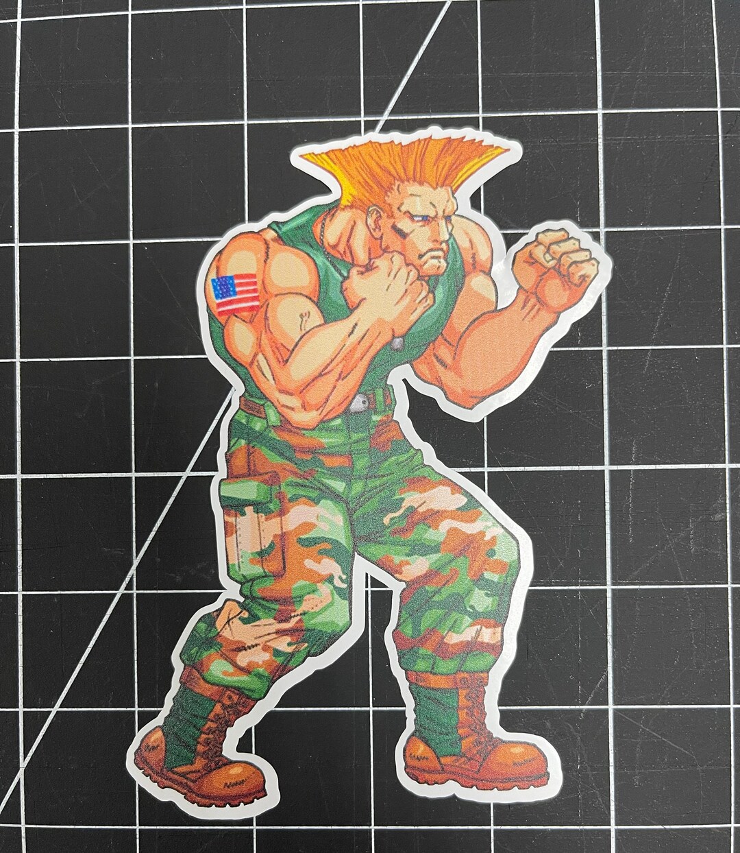 Guile Street Fighter 6 Sticker for Sale by Stylish-Geek