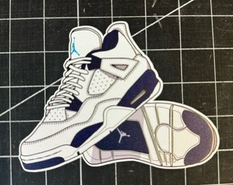 Sneaker Stickers for Water Bottles, laptop, planner sticker, Vinyl Decal, Waterproof, Perfect for Laptop, basketball jordans high tops