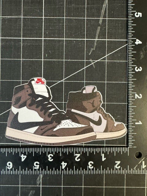 Sneaker Stickers for Water Bottles, Laptop, Planner Sticker, Vinyl ...