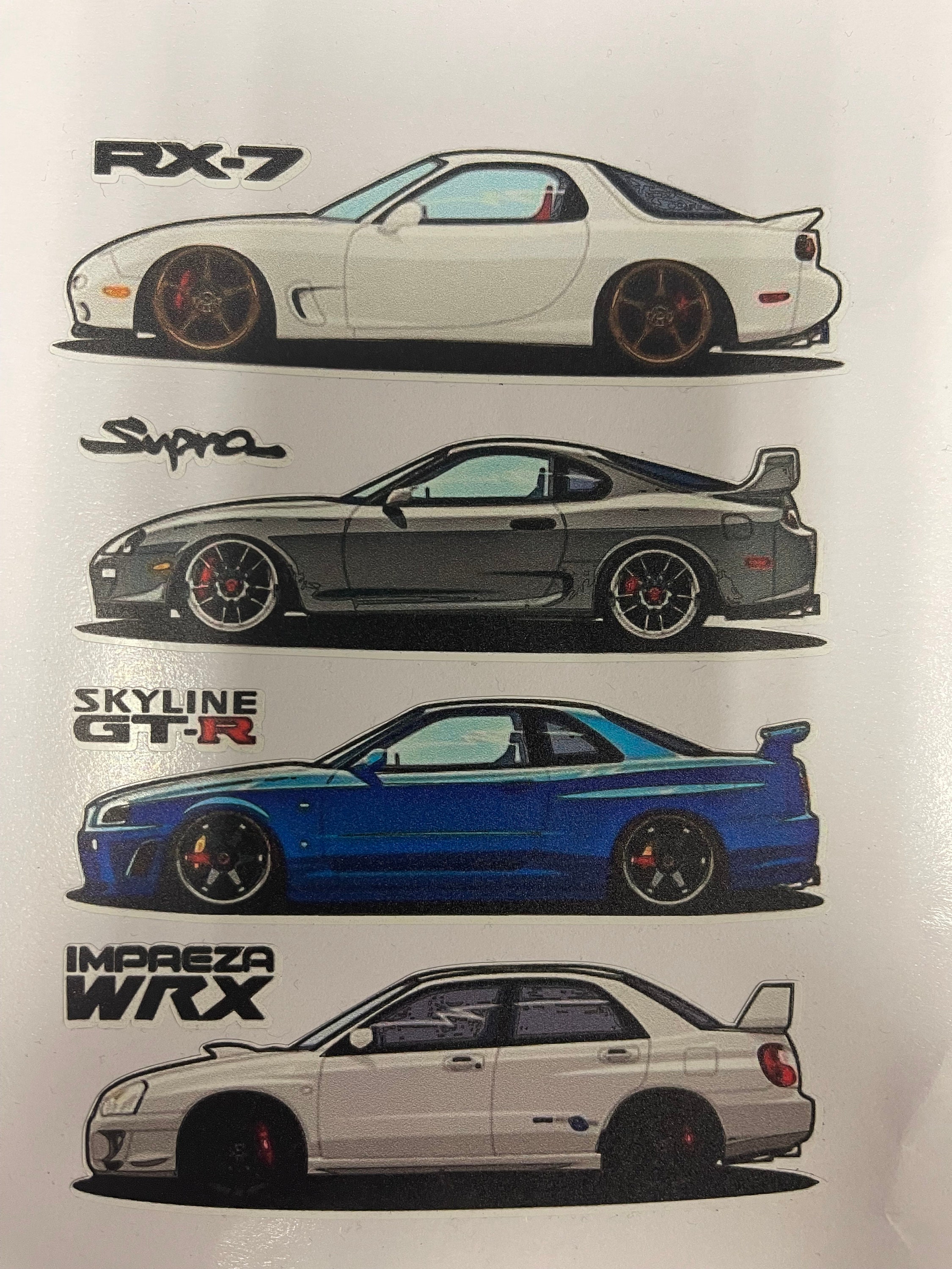 JDMの最高峰スカイラインスープラRX7ステッカーデカール - Etsy 日本