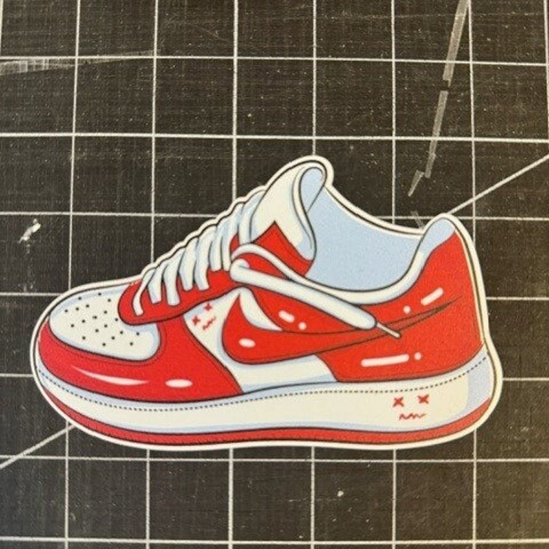 Sneaker Stickers for Water Bottles, Laptop, Planner Sticker, Vinyl ...