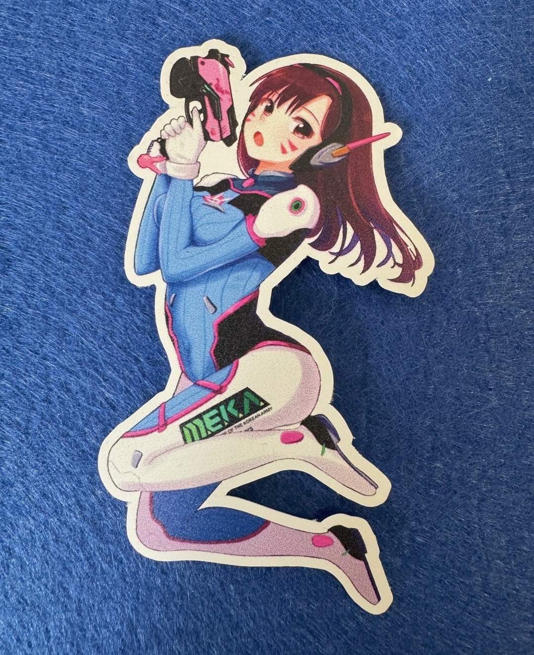 D VA Decal D Va Sticker, Overwatch D Va Water Bottle Sticker, Free ...