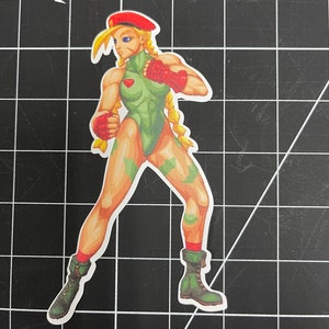 Cammy Street Fighter 2 Canvas Wrap Wall Art Game Room 