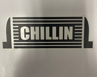 Chillin Intercooler Sticker Decal