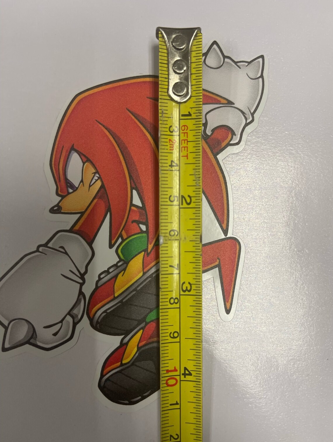 Knuckles Text Box Knuckles | Sonic the Hedgehog Sticker, Decal, Laptop Sticker, Water ...