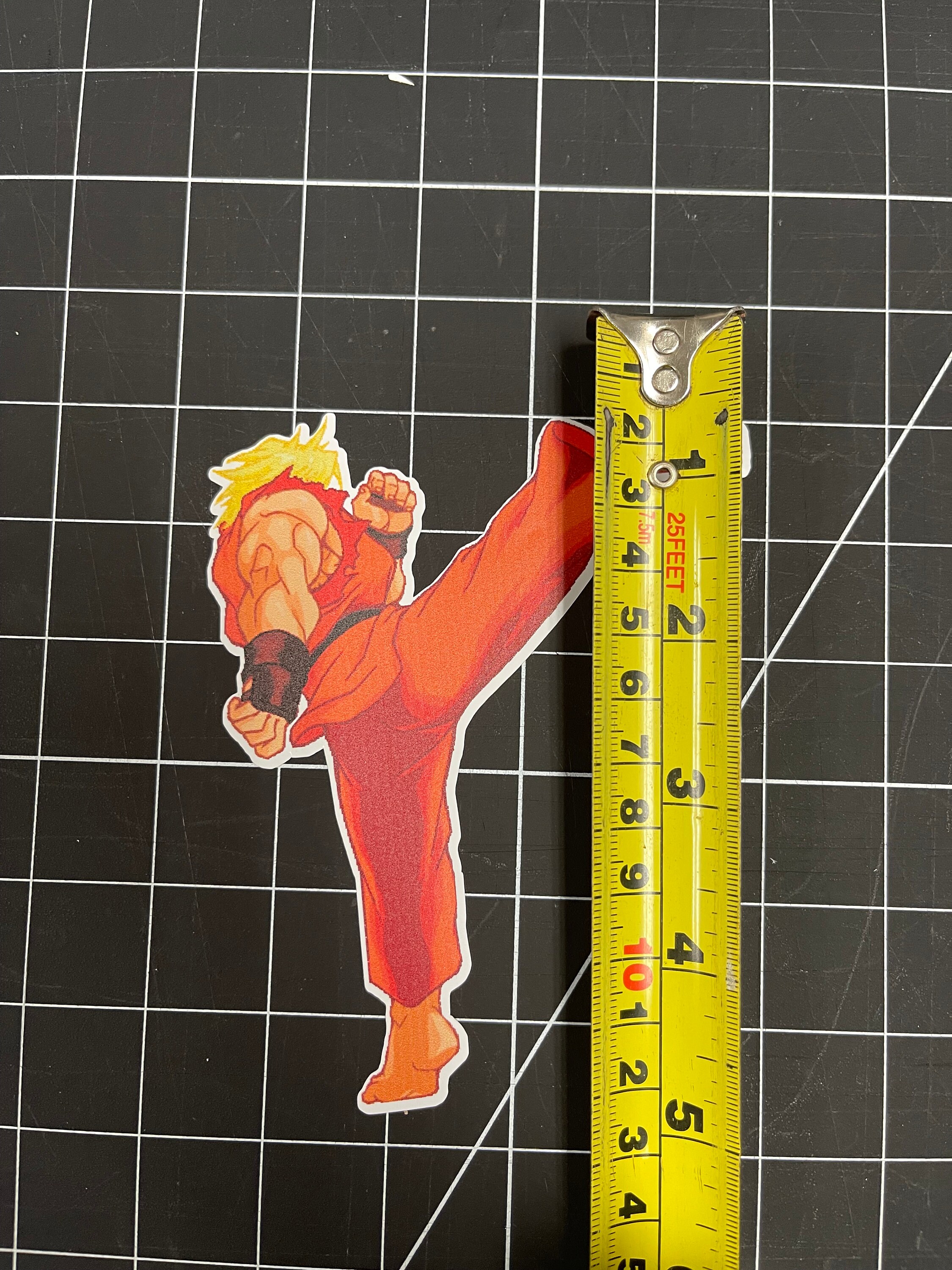Kenbo Sticker Ken Kick | Street Fighter Vinyl Sticker, Decal, Laptop Sticker, Water ...