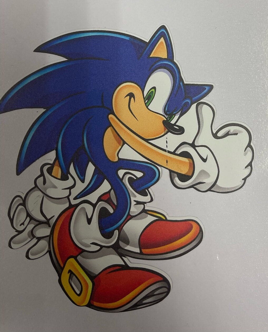 Sonic Skateboard Stickers, Sonic Motorcycle Stickers