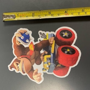 Donkey Kong Sticker | Super Mario Bros Sticker, Decal, Laptop Sticker, Water Bottle Sticker, Mario Kart, iPad Sticker, Binder, Lunch Box