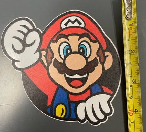 Mario | Super Mario Bros Sticker, Decal, Laptop Sticker, Water