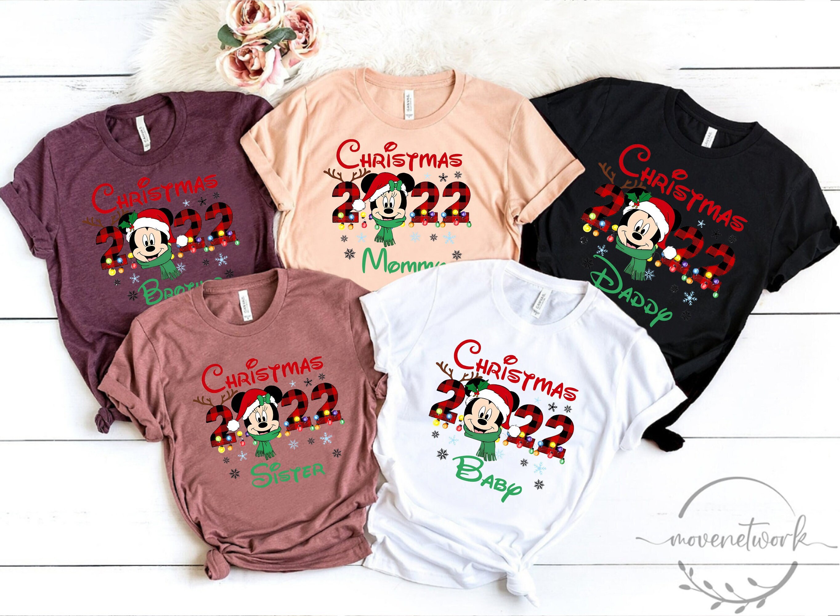 Discover Christmas 2022 Family Shirts, Disney Family Christmas Shirt