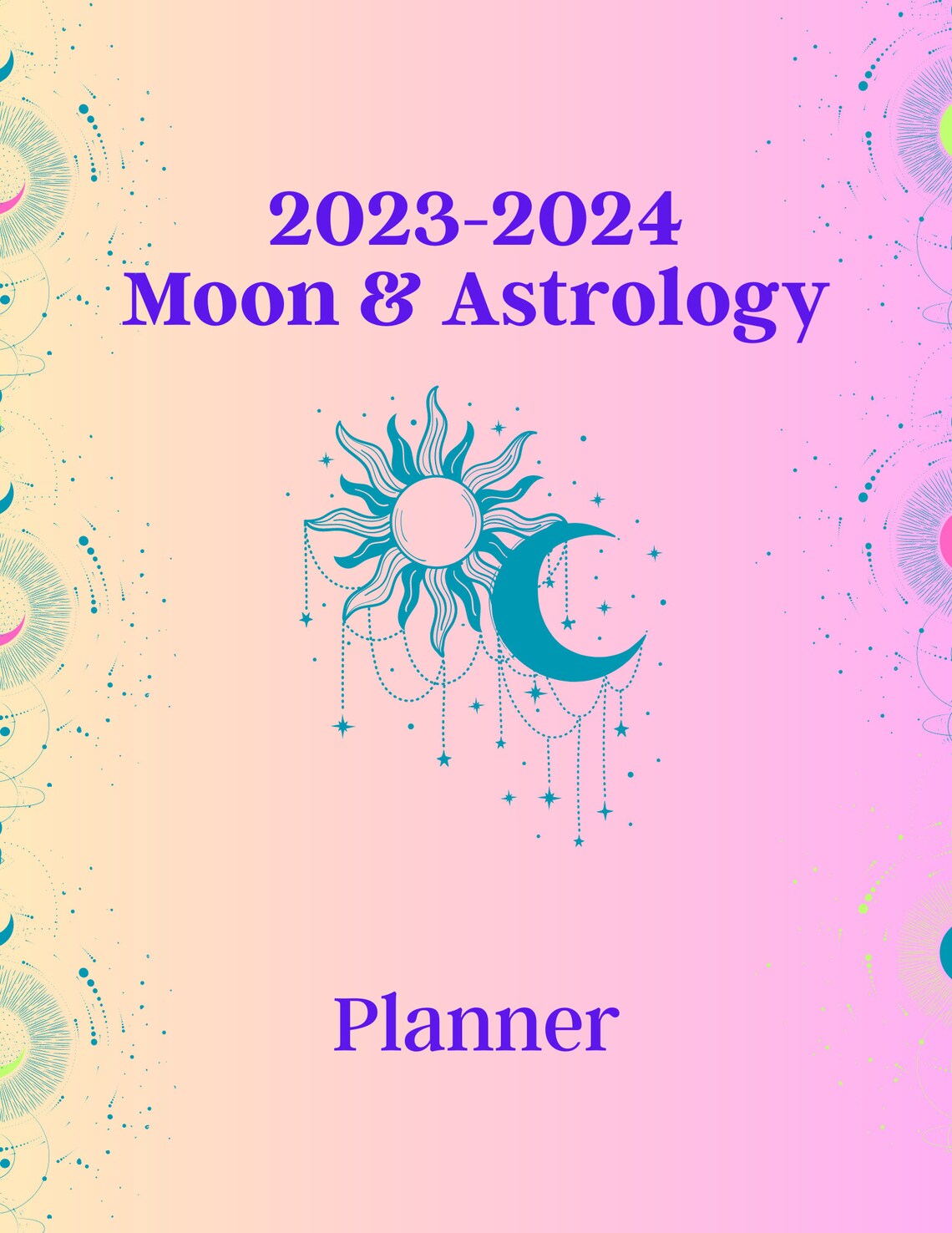 Astrology Planner 20232024 Digital Calendar Etsy