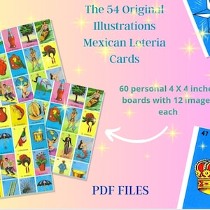 Loteria Mexikanische Spielkarten, Boards