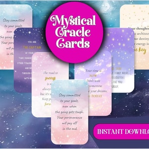 Cartes Oracle Volume 2 - Messages de l'univers imprimable