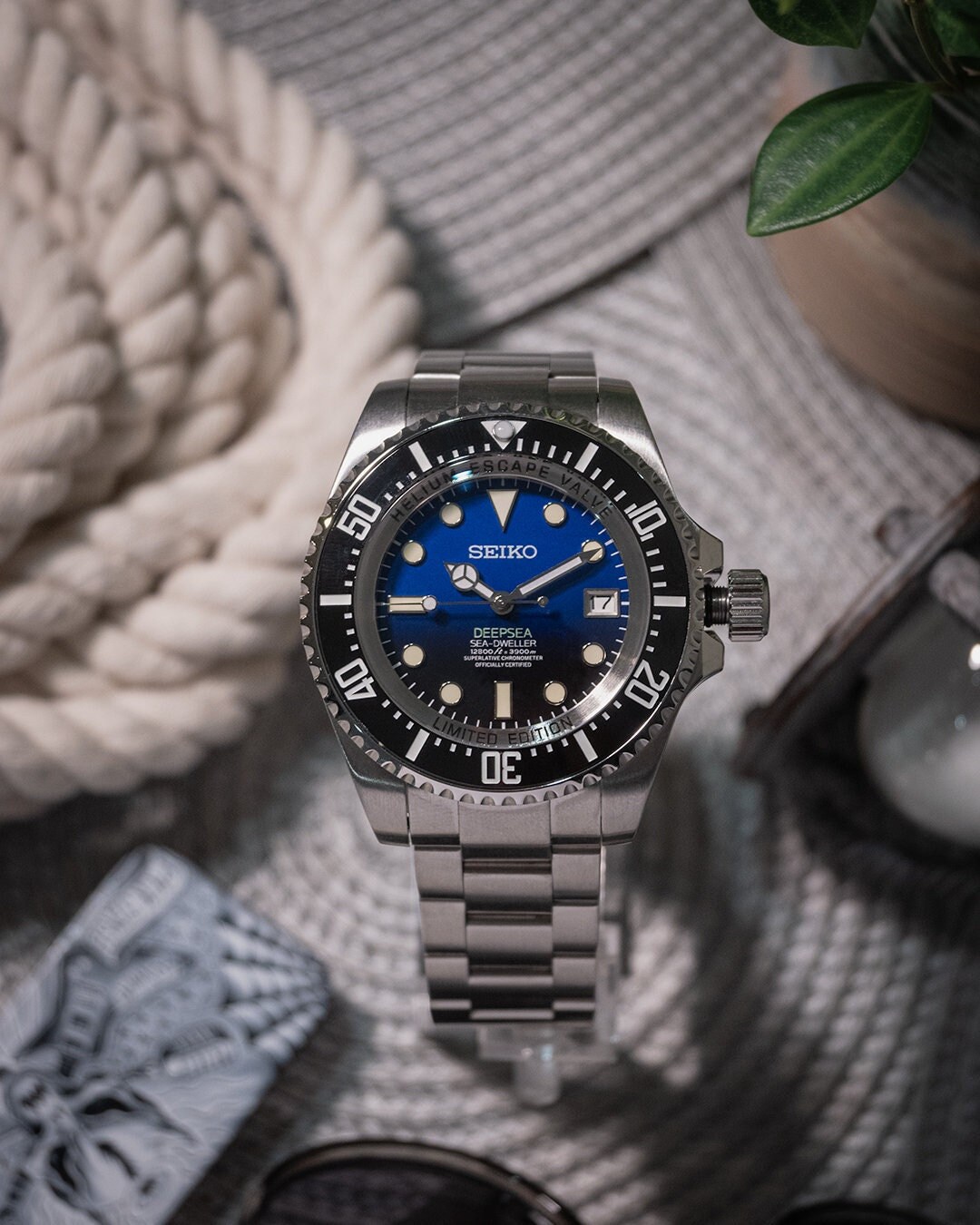  Custom Seiko Mod  Deep Sea Automatic Watch - Etsy