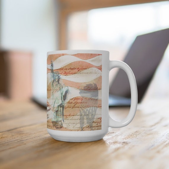 We the People Ceramic Coffee Mug. Patriotic Coffee Mugs Made in USA That  Make Premium Quality Gifts. - Etsy