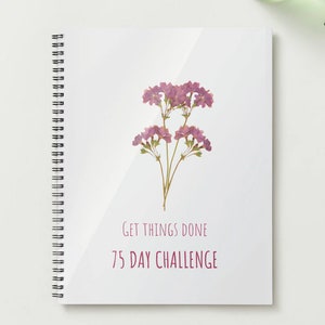 75 day challenge planner