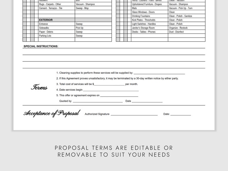 Cleaning Proposal, Cleaning Service Proposal, Commercial Cleaning Business, Cleaning Business