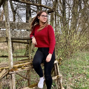 PATRÓN | Jersey rubí