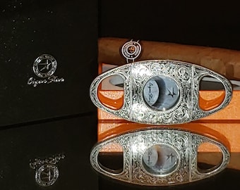 Cigar Star Double Guillotine Cutter: Heavy Duty, Razor Sharp