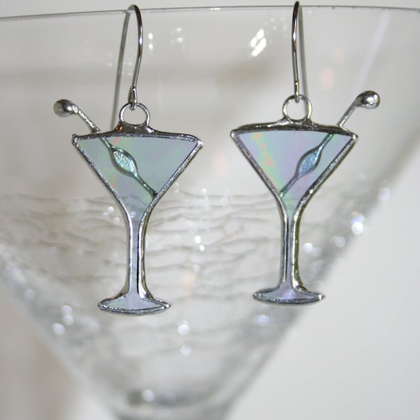 Martini Earrings Etsy