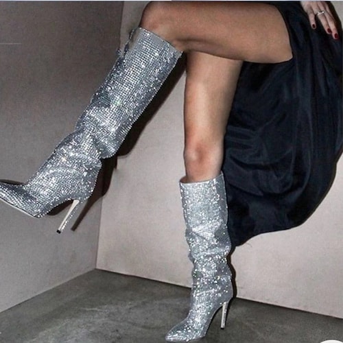 Luxury High End Glitter Crystal Rhinestone Boots Multiple | Etsy