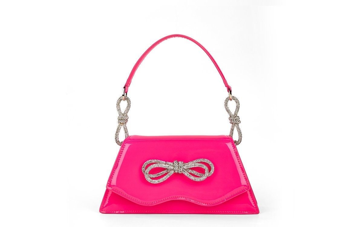Mini Luxury Rhinestone Bow Purse Y2K Fashion Bling Mini Bag - Etsy
