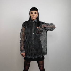 Sheer mesh jacket hot sale