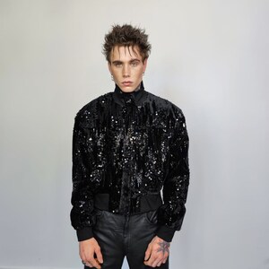Zara discount sparkly jacket
