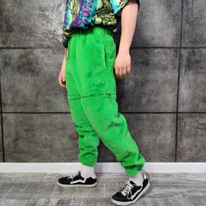 Neon green jogging suit cheap