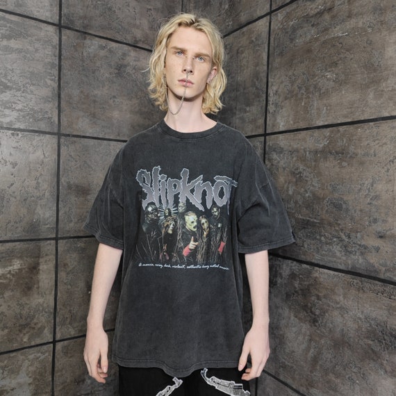 Slipknot T-shirt Vintage Wash Metal Premium Grunge - Etsy Australia