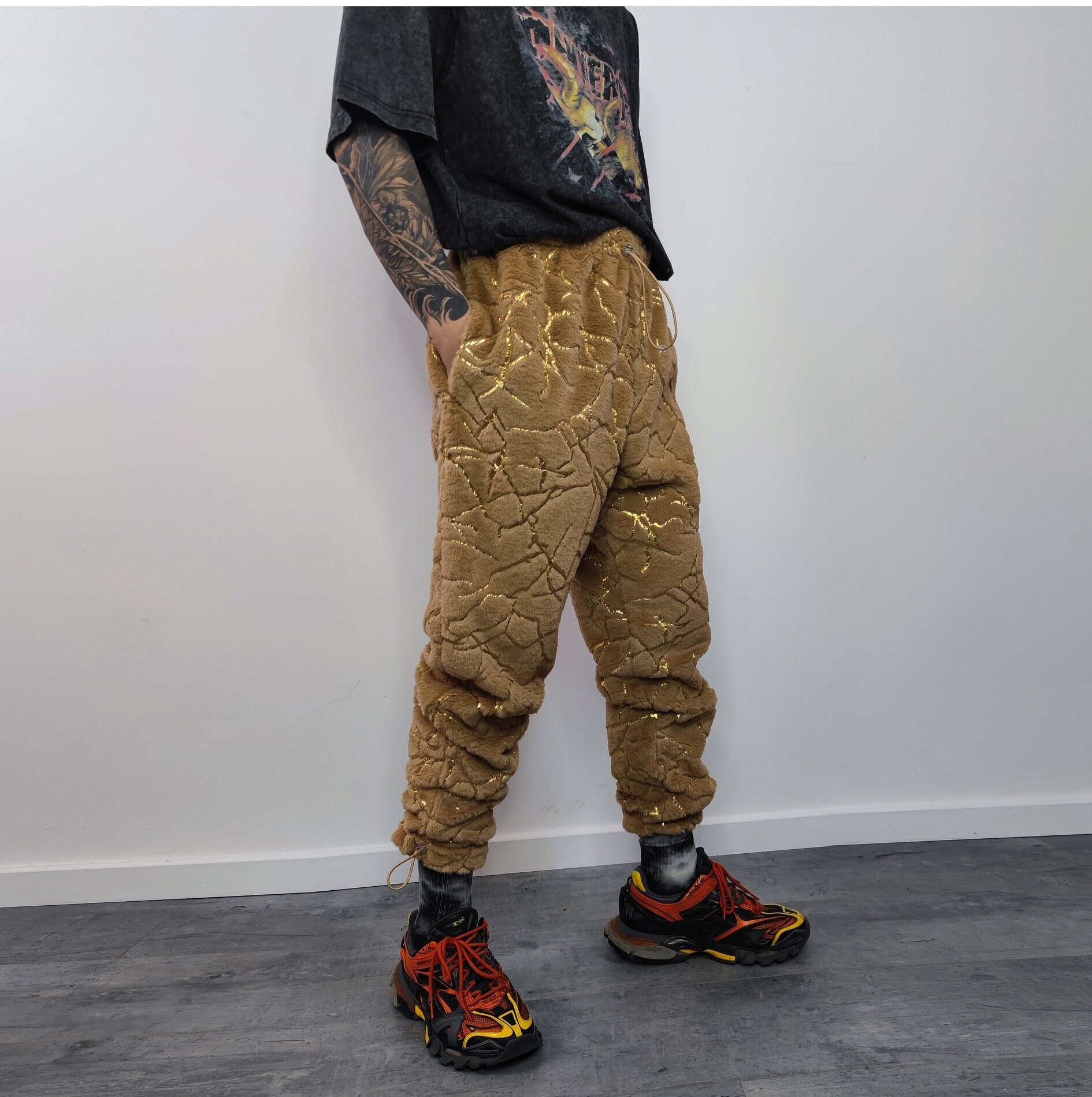 Louis Vuitton Monogram Camo Fleece Jogpants