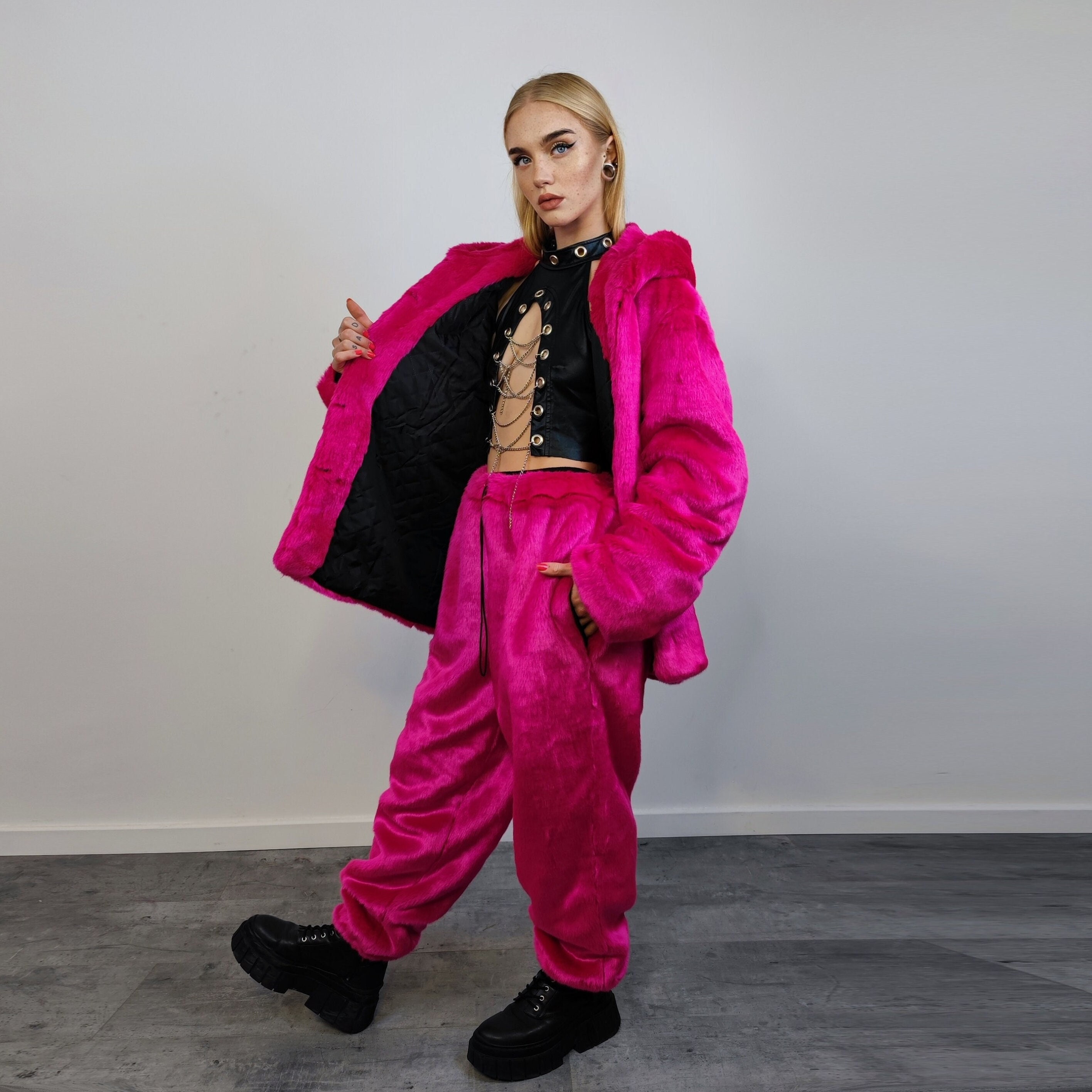 Neon jogging best sale suit