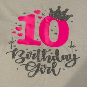 Birthday girl shirt