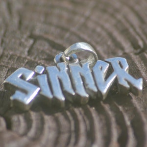 custom graffiti  tag pendant necklace